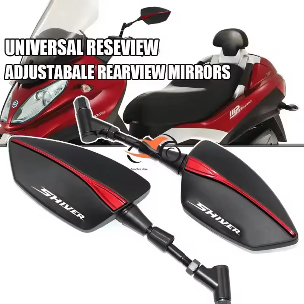 Verstellbarer Seitenspiegel für Allgemeine Motorräder, SHIVER Universeller Rückspiegel, SHIVER 750 SHIVER 900