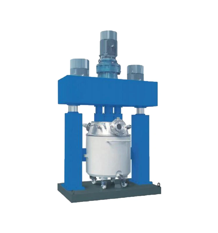 QLF Series Multi-Function Triple Shaft Mixer High Speed Disperser Stirrer Industrial Slurry Liquid High Shear Homogenizer Mixer