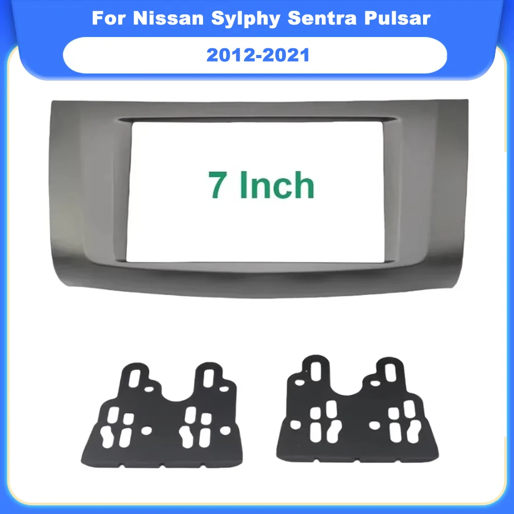 

7 Inch Car Audio Panel Radio Frame Dash Kit For Nissan Sylphy Sentra Pulsar 2012 -2021