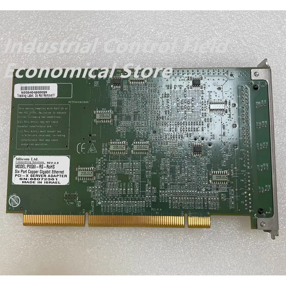 بطاقة شبكة جيجابت PXG6i PXG6I-RS-RoHS PCI-X ذات 6 منافذ