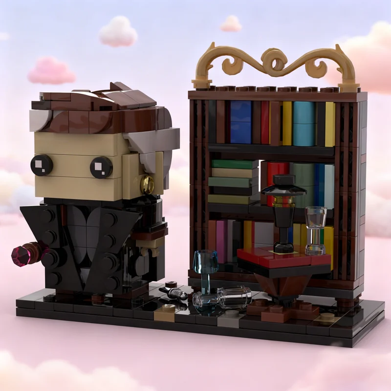 

330pcs MOC Narcissa Malfoy Brickheadz Model Building Blocks Toy Gift Creative Display Collectible Desk Premium Adult Kids Home