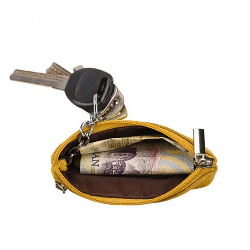 PU Leather Coin Purses Women's Small Change Money Bags Pocket Wallets Key Holder Case Mini Functional Pouch Zipper Card Wallet