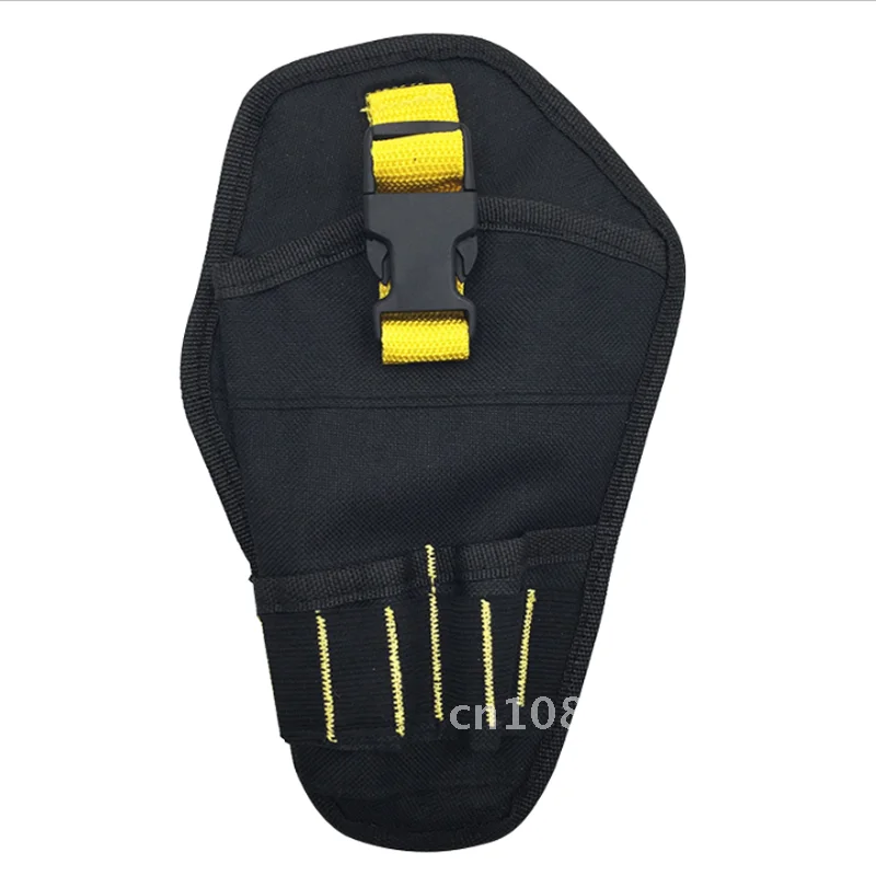 

Portable Heavy Duty Drill Driver Holster Cordless Electrician Tool Bag Bit Holder Belt Pouch Waist Cordless Drill Storage Pocket