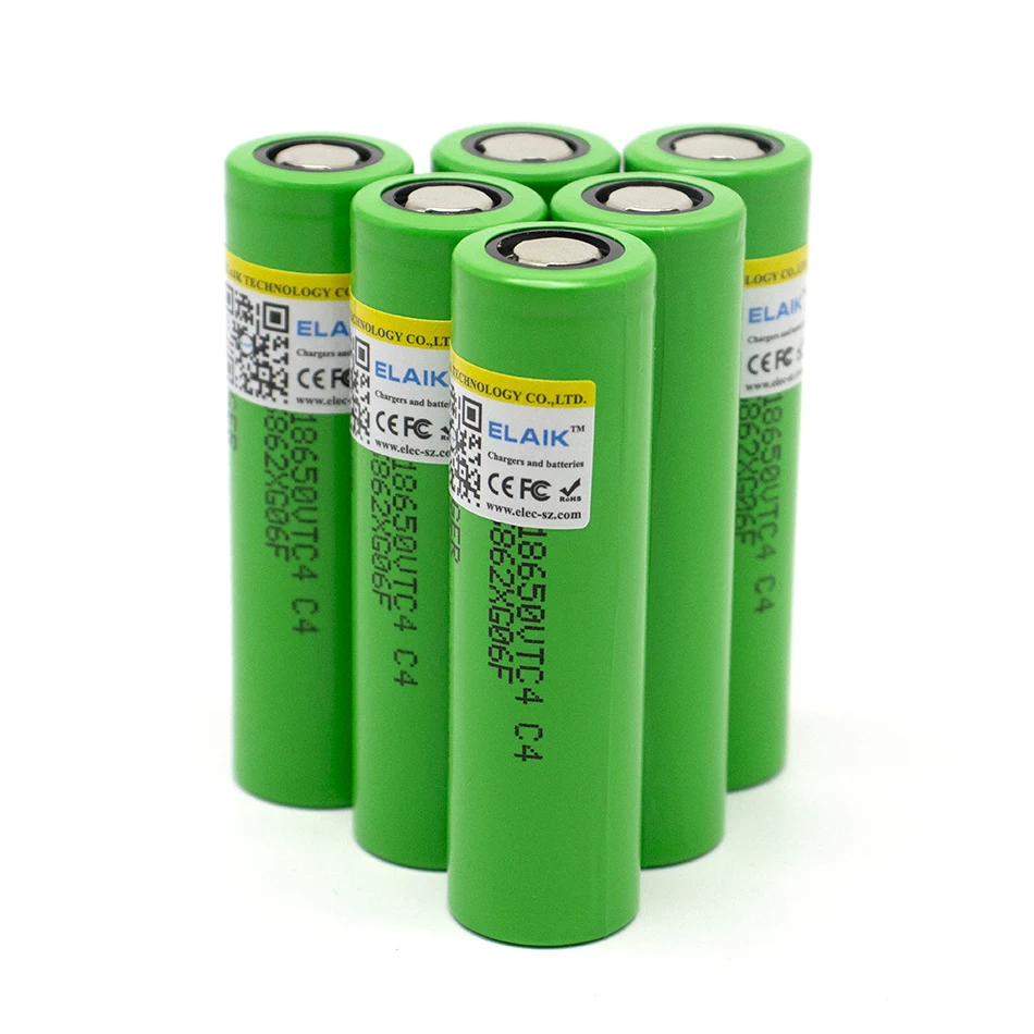 100% Original 3.6V 18650 VTC4 2100mAH Lithium Rechargeable Battery US18650VTC4 30A Discharge For Flashlight Toys