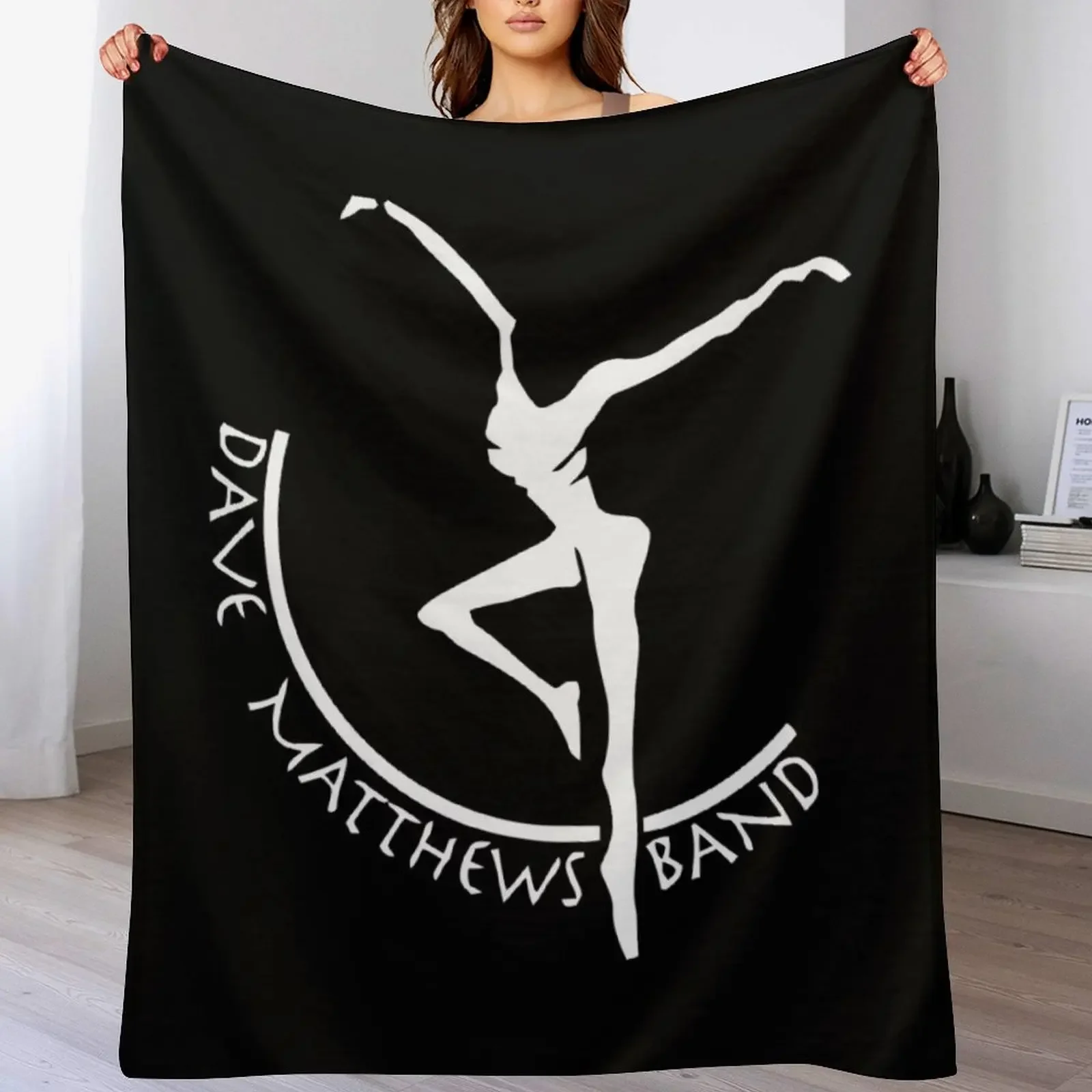 

matthews-dave merch Throw Blanket Travel Size Cozy Blanket for Plane Train