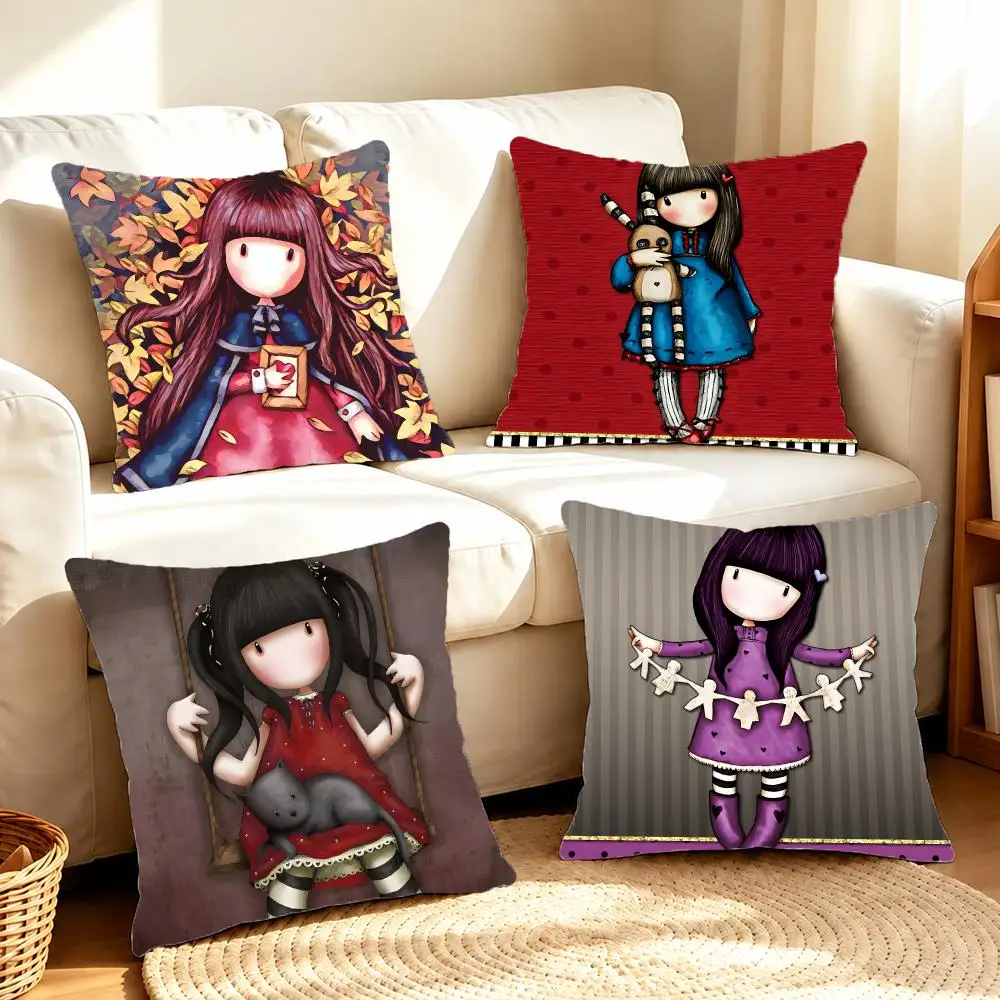 Quaint Dreamy Brand S-Santoro London Cushion Cover Sofa Living Room Home Decor Invisible Zipper Anti-dustmite Shell