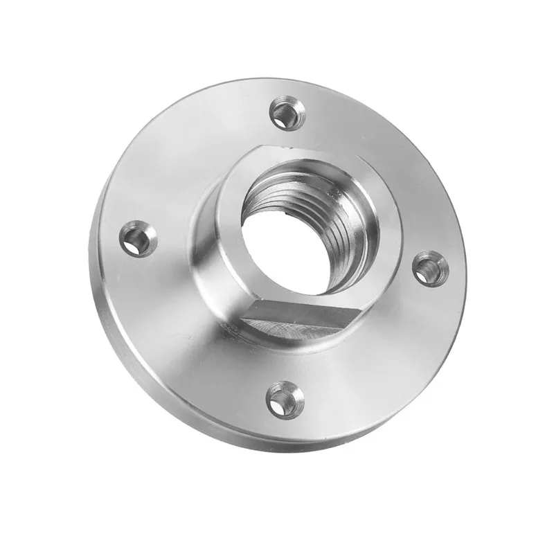 Imagem -06 - Madeira Torno Chuck Face Plate Rosca Flange Faceplate Carpintaria Torneamento Ferramentas Acessórios M33 x 3.5 Polegada x 8tpi Novo 1pc