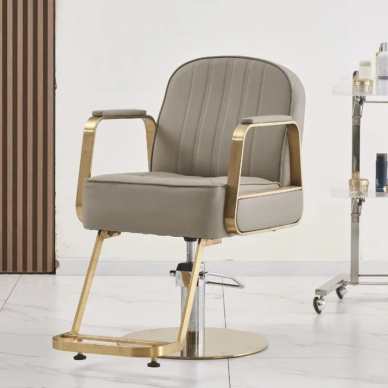 

Style Ergonomic Barber Chairs Coiffure Beauty Design Salon Equipment Chairs Luxury Chaise Sillon Para Barberia Salon Furniture