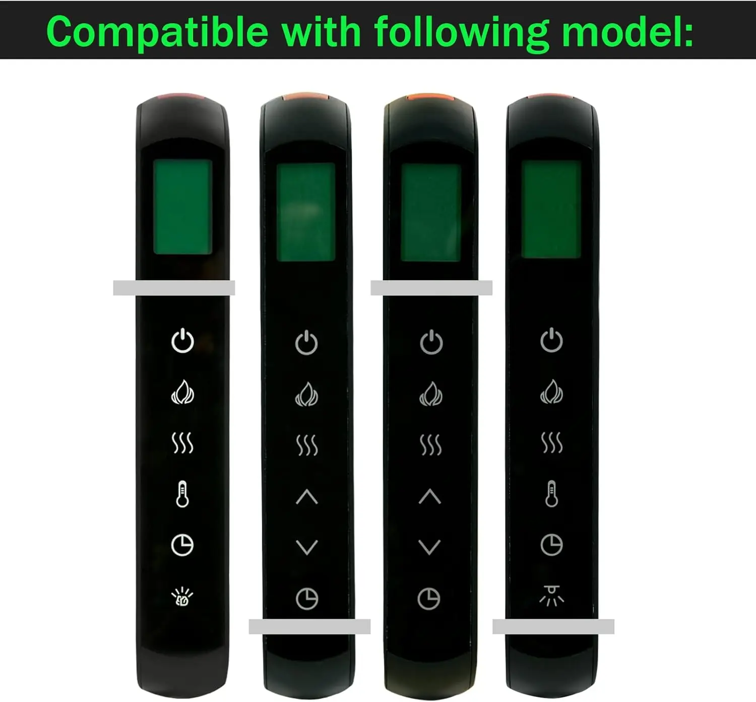 Replacement Remote for HHT Simplifire Electric Fireplace SF-ALL40-BK to SF-SC78-BK
