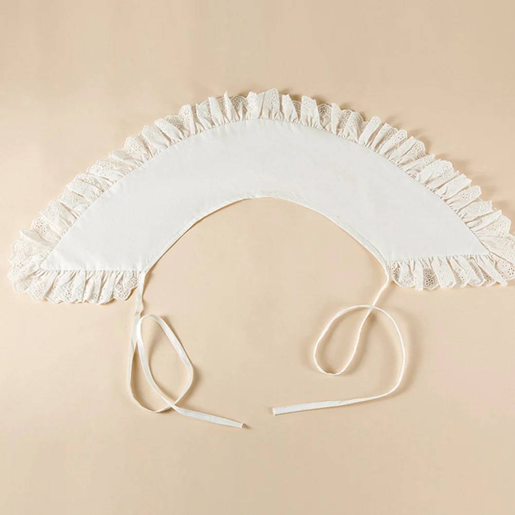 

Embroidered Lace Fake Collar Detachable Women Shirt Decoration Unique Elegant False Collar Breathable Comfortable Accessory