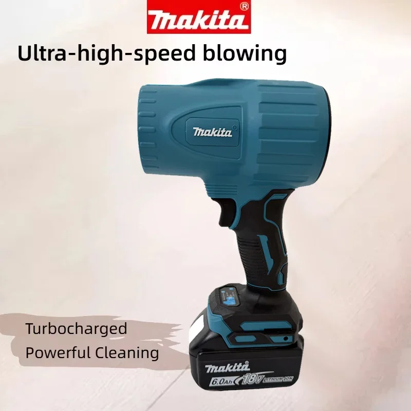Makita Car Cleanin Tool Rechargeable withLight 18V Electric Air Duster Wind 30000RPM Violent Blower Turbo Jet Fan Speed Turbo