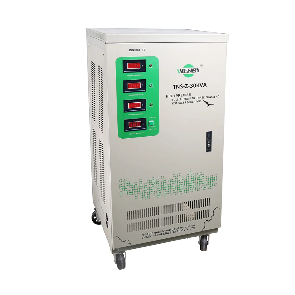 Three Phase Servo Type 380V 400V Automatic Voltage Regulator 10KVA 15KVA 20KVA 25KVA 30KVA AVR 3 Phase Voltage Stabilizer