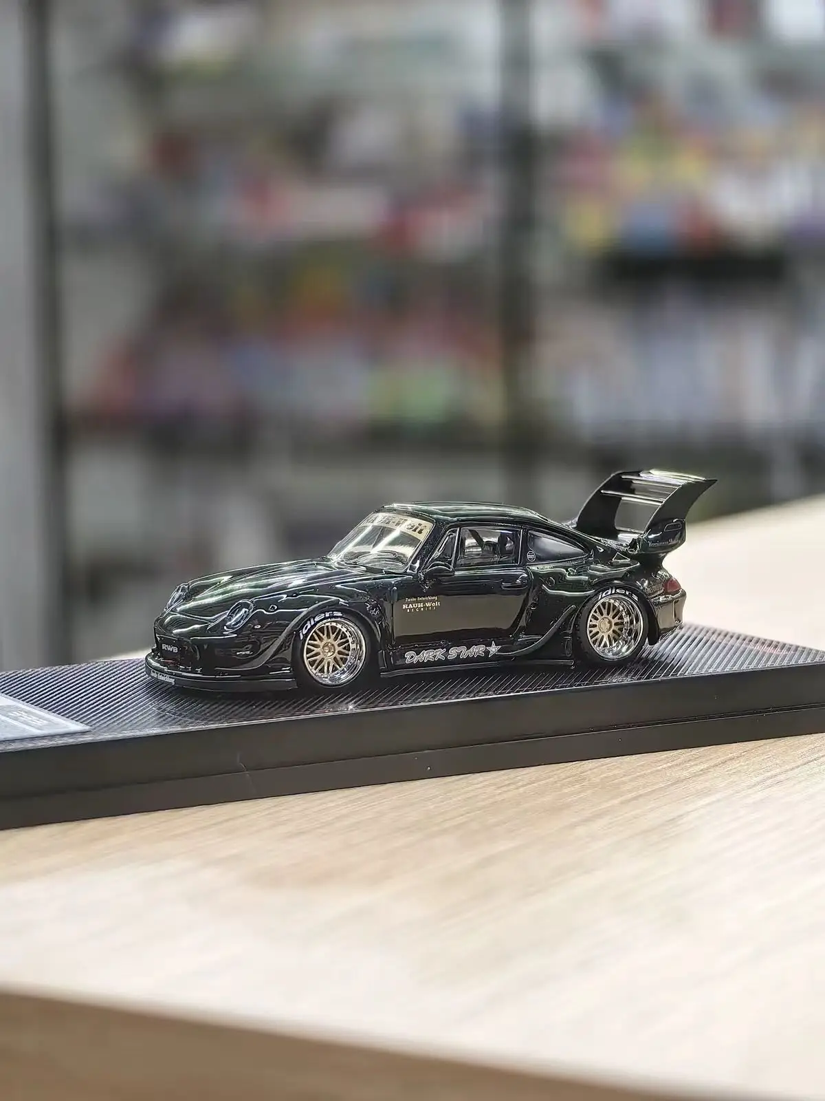 Philippine Exhibition Offers Limited Edition IG 1/64 Porsche 993 RWB Replica Car Model Collectible Figurine and Display Piece
