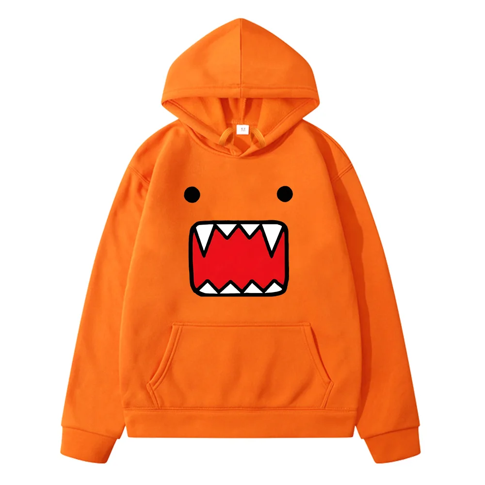 Domo Kun Cute Graphic Hoodie Sudadera Casual Comfortable Children Kawaii Sweatshirts Boys and Girls Clothing Autumn Warm Hoody