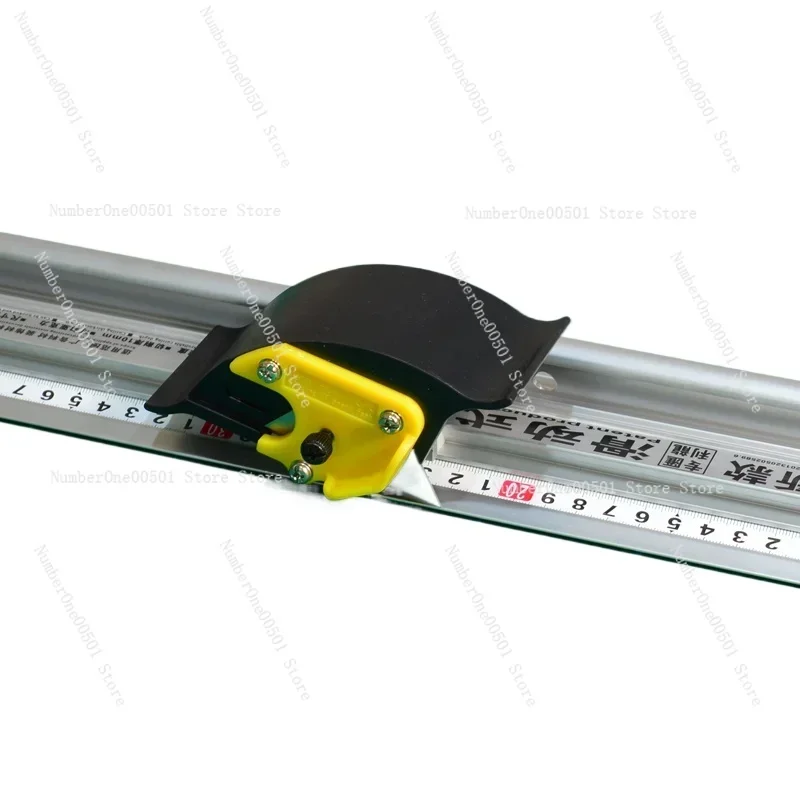 Sliding KT Board Cutting Ruler Aluminum Alloy Straight Edge Knife Guide Non-Slip Measuring Scale