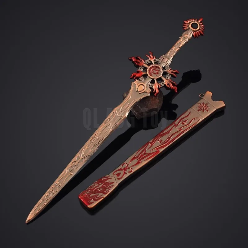 

30cm Cold Weapons Series Suiyue Sword Anime Peripherals Metal Alloy Model Accessorie Cool Ornament Collection Toy Gift for Boy
