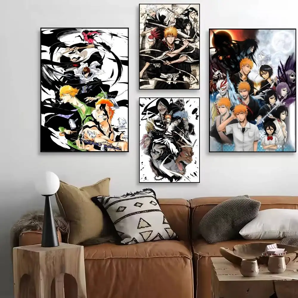 Classic Anime BLEACH Posters High Quality Self-adhesive Wall Art Decorations Color Prints Sticky