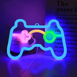 Gamepad Neon Sign for Gamer Room Wall Home Decoration Blue LED Night Light Playstation bar Game hall Lamp Cool Gifts