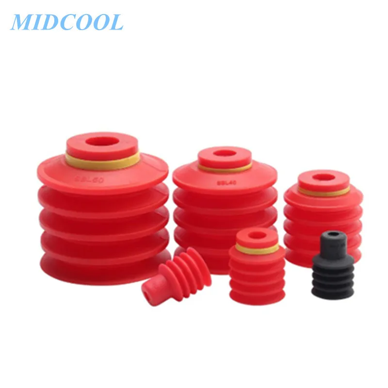 4.5 Layer Vacuum Suction Cup Corruga Sucker SBL15N SBL15S SBL20N SBL20S SBL30N SBL30S SBL35MN SBL35MS SBL40N SBL40S SBL50N/S