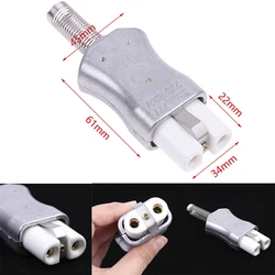 1pc 6mm IEC C8 Ceramic Wiring Industry Socket Plug High Temperature Male Female Connector Electric Oven Power Outlet 35A