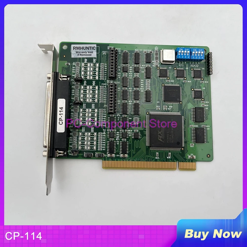 

Для 4-портовой промышленной четырехпортовой последовательной карты MOXA RS232/422/485 CP-114