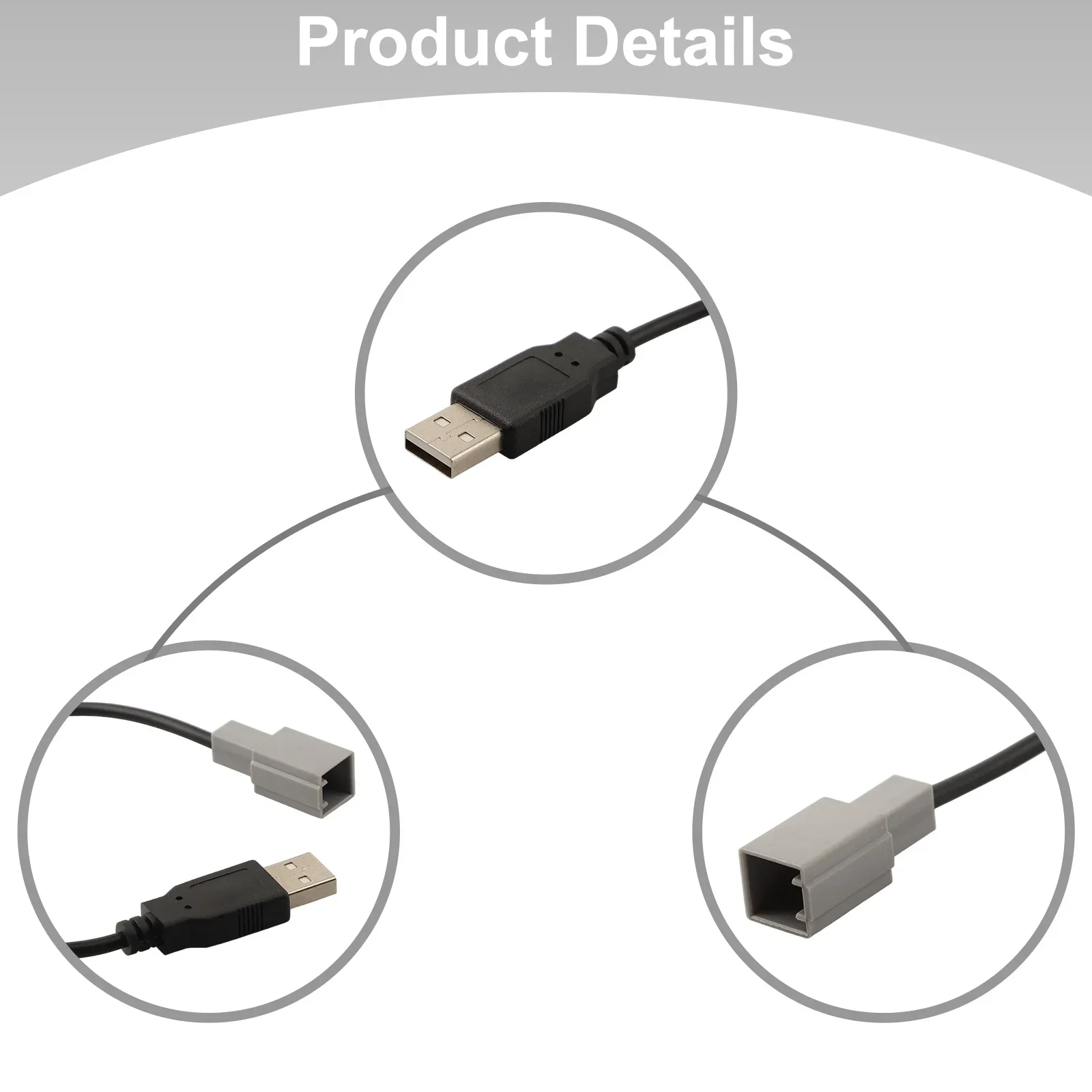 Car Radio Upgrade CD Changer Player Adapter Car USB Adapter Practical And Reliable Wear-resistant 12V Voltage Anti-corrosion