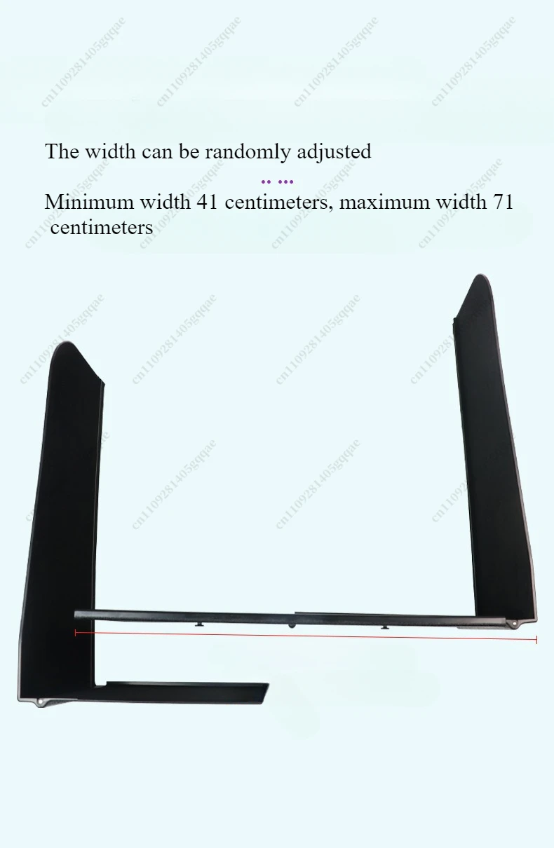Computermonitor-Abdeckung für Desktop 17-27 Zoll 41-71cm Breite Sonnenblende Druck- und Grafikdesign – Detail 4