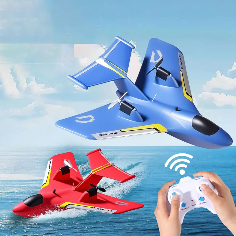 Rc Zy-425 Hot Sale Rc Plane Small Water Land And Air Remote Controlled Aircraft Fixed Wing Anti Drop Model Toy Children'S Gift