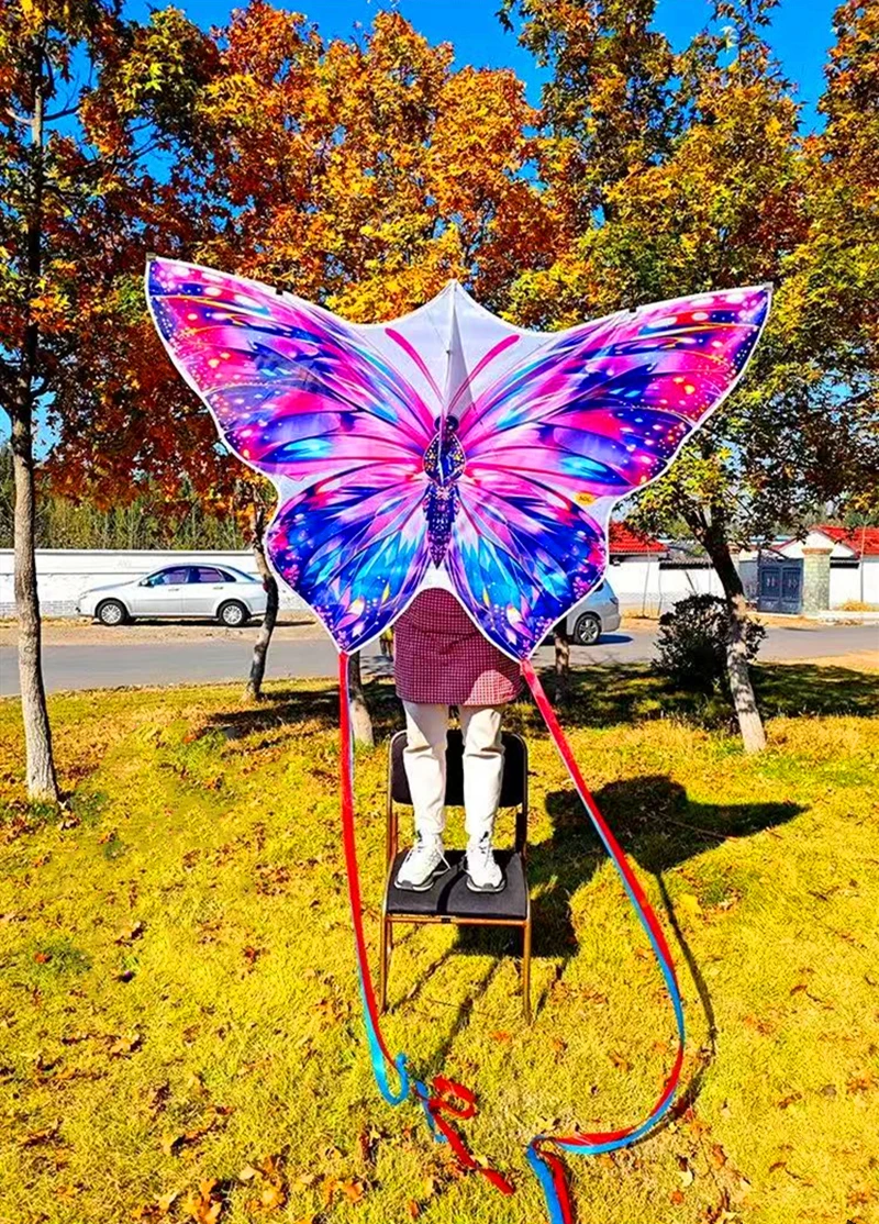 Free Shipping butterfly kite flying for kids kites factory toy sports wind kite children Breezemoon enough game flying bird fun