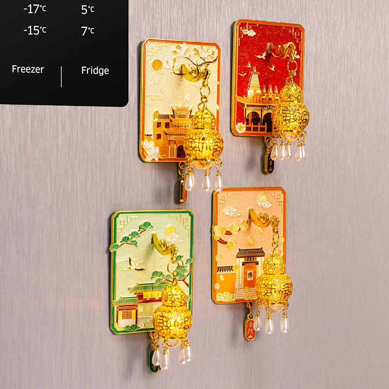 Glow-in-the-dark fridge sticker
