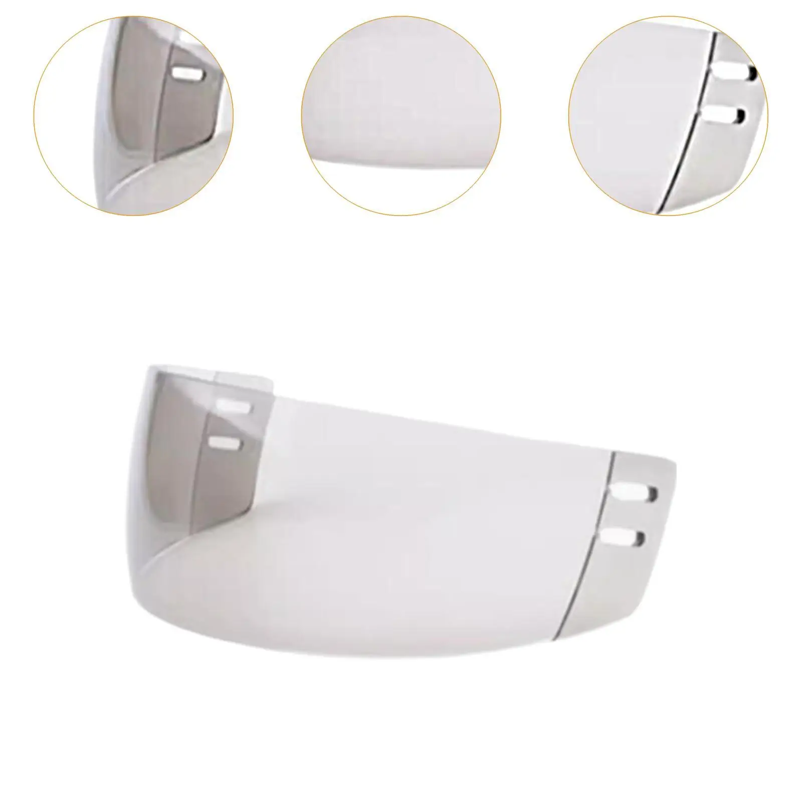 إكسسوارات قناع خوذة الهوكي مقاومة للخدش وخفيفة الوزن لحماية العين #5