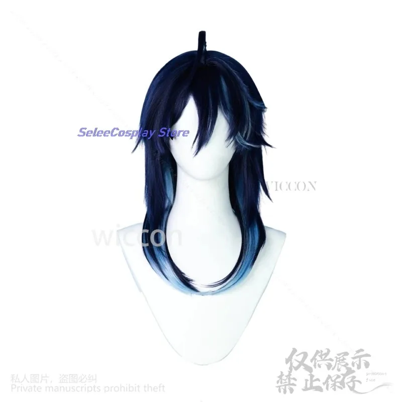 อะนิเมะ Genshin Impact คอสเพลย์ Ororon เครื่องแต่งกายสีฟ้าสีเขียววิกผมสังเคราะห์ทนความร้อนผมฮาโลวีน Christmas Party ที่กําหนดเอง