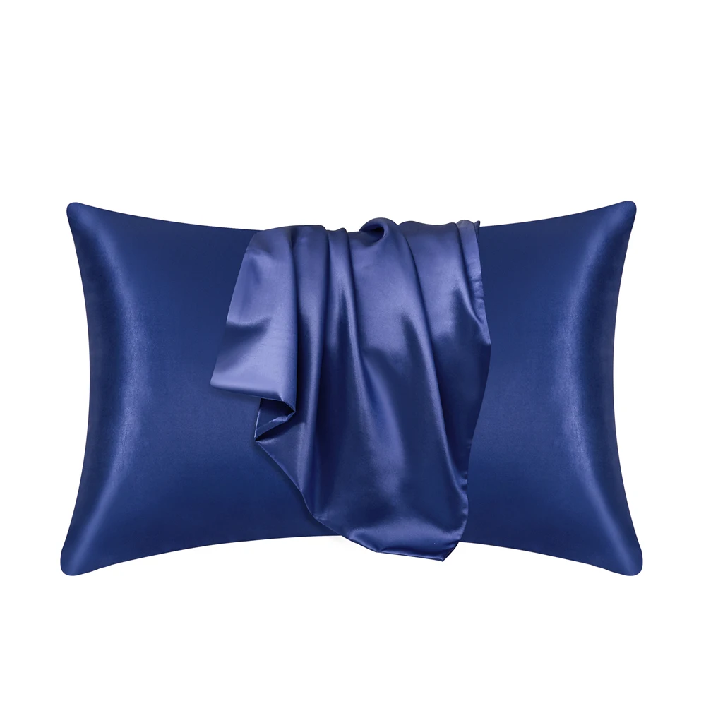 Nordic Seide Kissenbezug Weiß Schwarz Grau Khaki Blau Rosa Splitter Bett Kissenbezüge Luxus Fällen Hause Bettwäsche Dekor – Detail 5