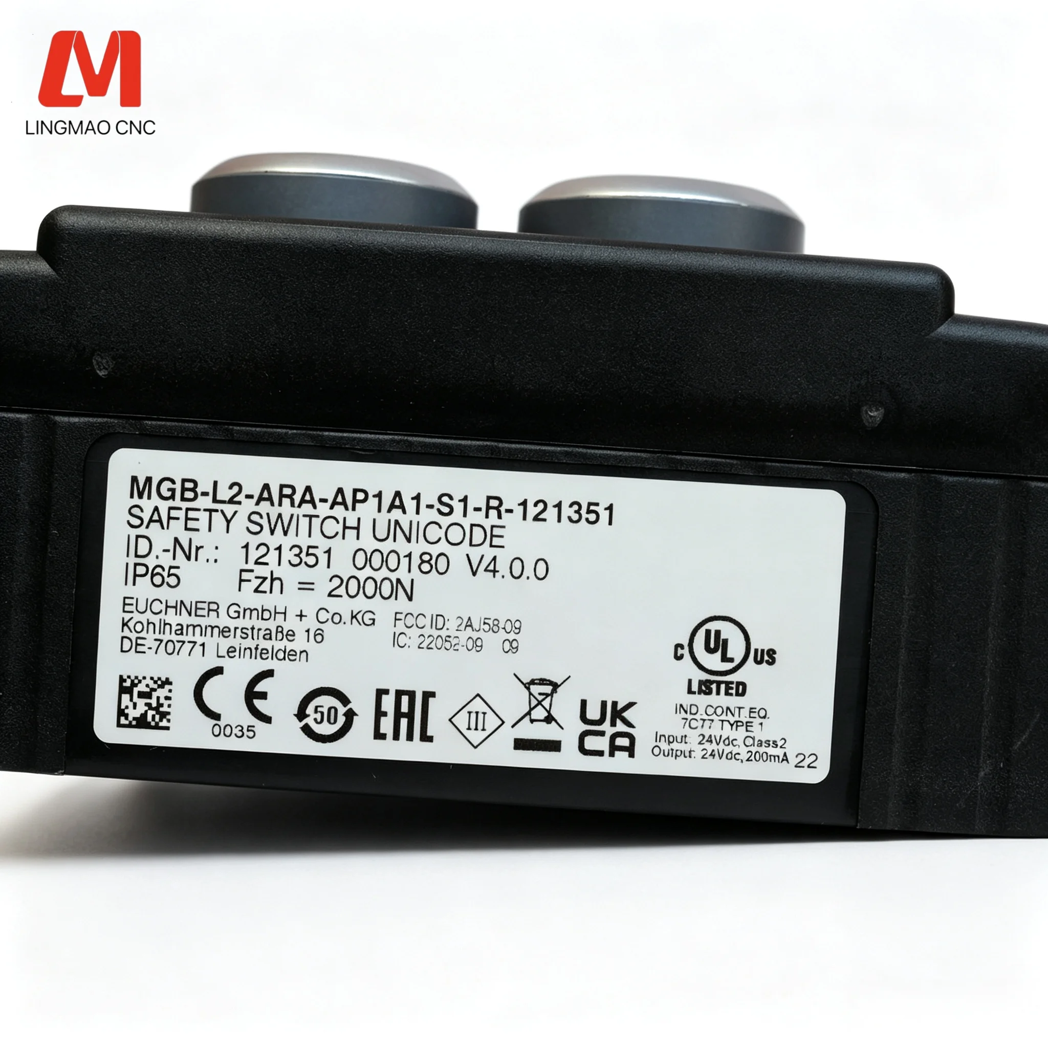 New EUCHNER 121351 MGB-L2-ARA-AP1A1-S1-R-121351 Safety Gate Locking Module Unicode Coded Machine Safety Interlock