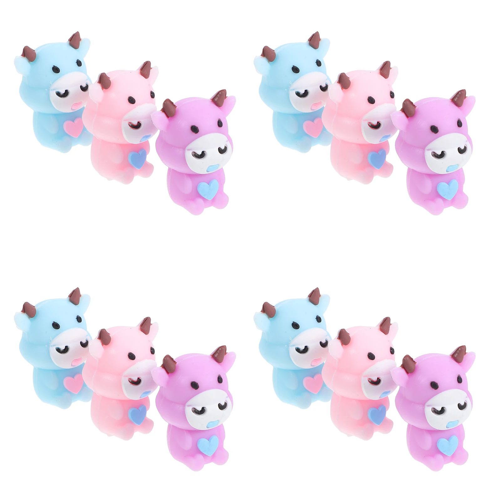 

12pcs Animal Pen Extenders Cartoon Silicone Caps Pencil Cover Colorful Decorative Gel Cattle Tip Protector Student Office