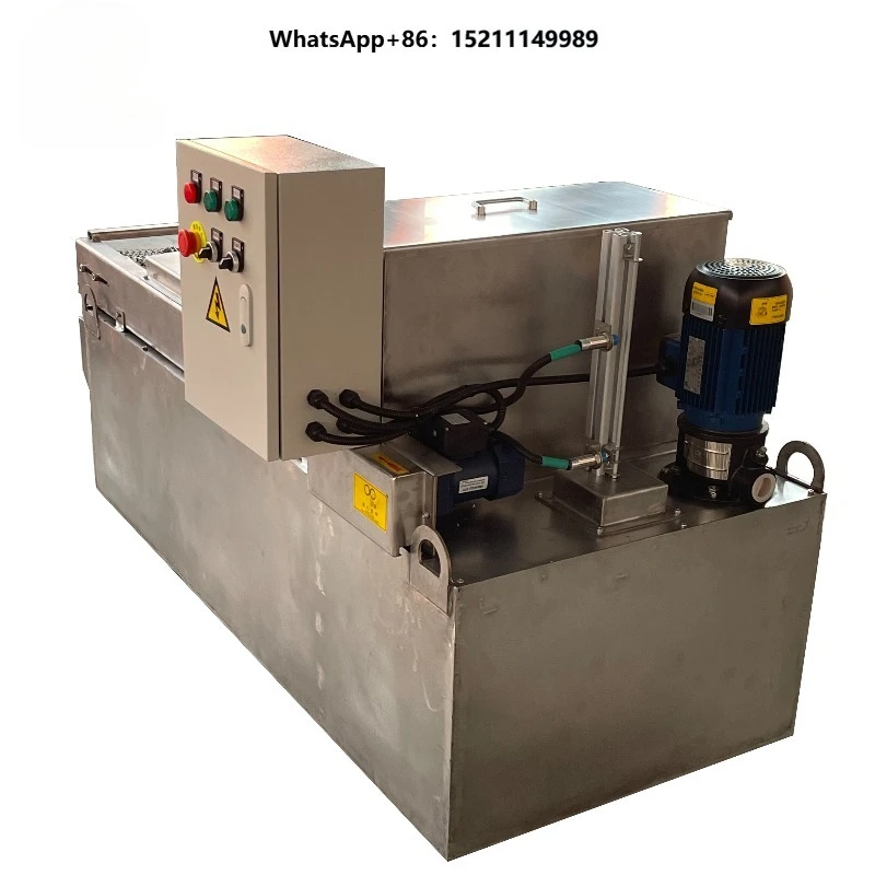 304 Stainless Steel Paper Belt  Filter with Magnetic Separator Coolant Filtration System for CNC Grinding Machine