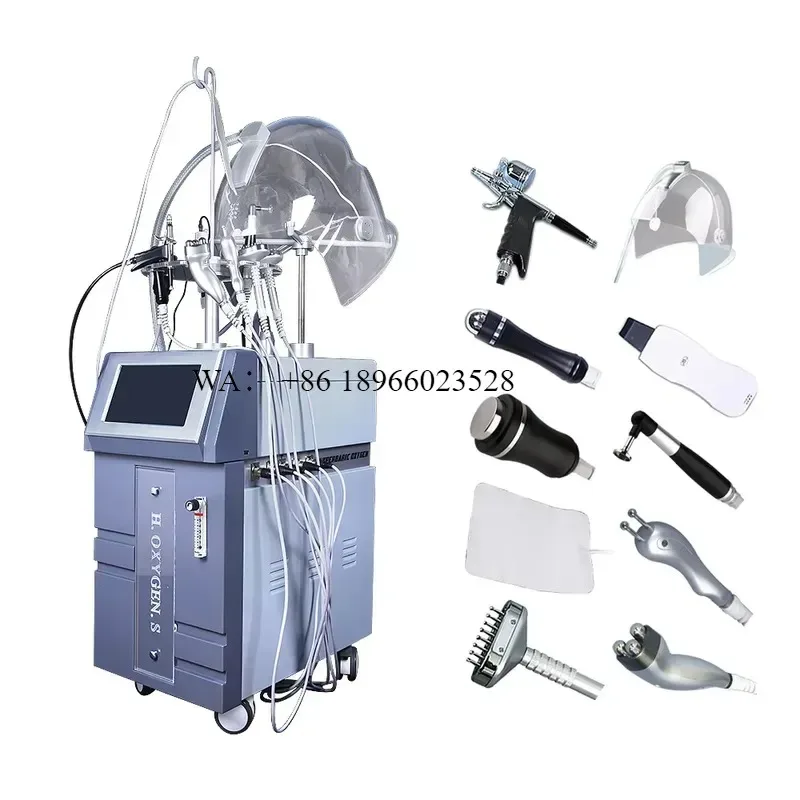 WMWMNU New Astronaut Ozone Water Oxygen Ultrasonic Scraper Beauty Device Commercial Model JHMSPA806 10 in 1