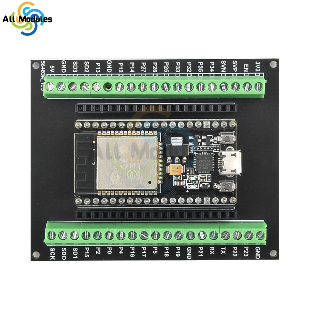 ESP32 ESP8266 Breakout Board GPIO 1 into 2 Compatible with 38 Pins ESP32S ESP32 Development Board 2.4 GHz Dual Core for Arduino