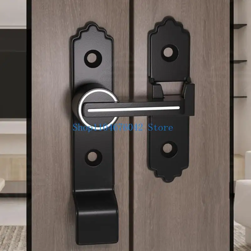 5asd ความเป็นส่วนตัวประตู Bolt ล็อค 90 องศา Barn ประตูล็อค Antitheft ประตู Bolt Luminously ความปลอดภัยเลื่อนประตูล็อคที่ยาวนาน