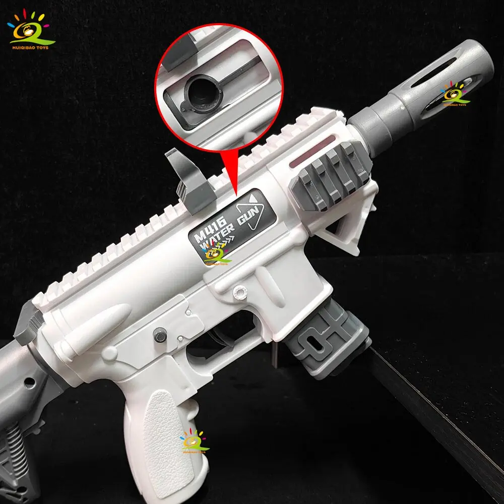 Pistola de Agua Manual para Niños HUIQIBAO con Mecanismo de Rociado Interconectado, Juguete Acuático para Diversión en la Playa, Regalo