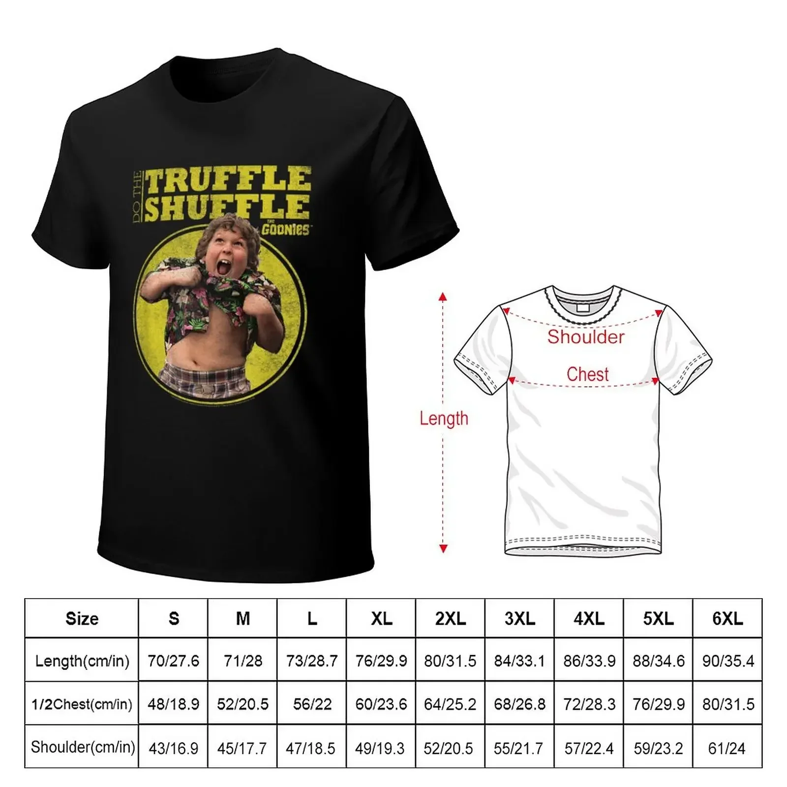 The Goonies  Truffle Shuffle T-Shirt boys whites new edition mens t shirts casual stylish