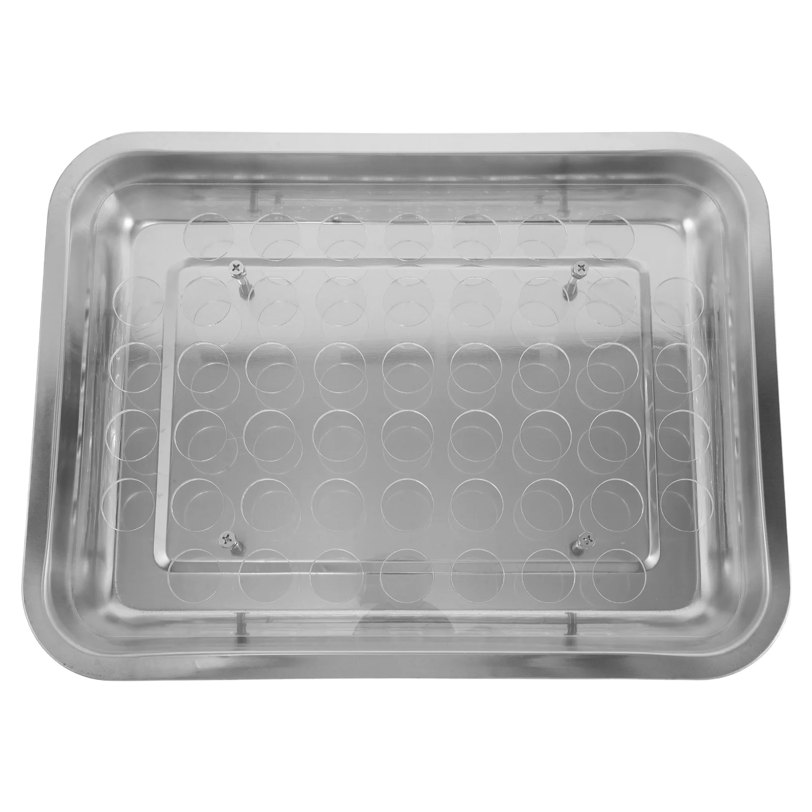 

Communion Cup Chalk Acrylic Holder Tray Chuck Church Supplies Stainless Steel Wine Ceremony