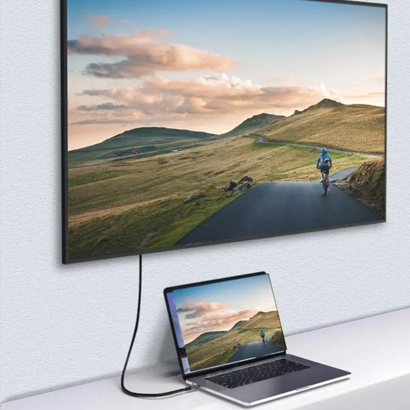 H7JF 100W USB C Type-C 3.1 Gen 2 ذكر إلى كابل تمديد الإناث لجهاز الكمبيوتر المحمول للهاتف المحمول #5