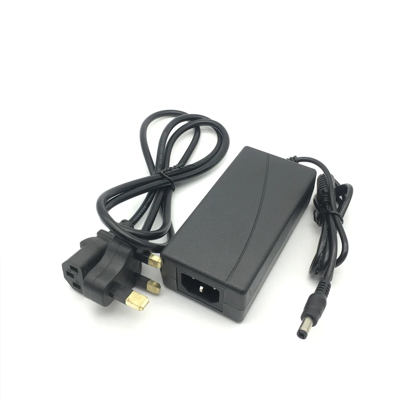 British Standard Two-wire 12V 2.5A 3A 4A 5A 12V British Standard Port LCD Monitor Monitoring LED Power Adapter