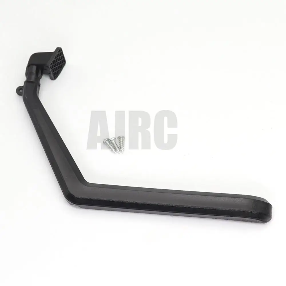 Black ABS plastic exhaust pipe snorkeling wading pipe for 1/10 RC Crawler Car TRX-4 Defender d90 scx10 90046 Accessories