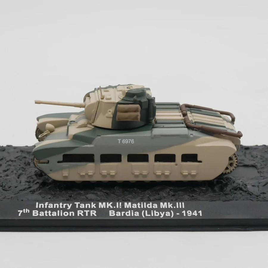 Ixo 1:72 Scale Diecast Alloy Infantry Matilda Britain Tank Model Militarized Combat Track Type Classics Souvenir Adult Gifts Toy