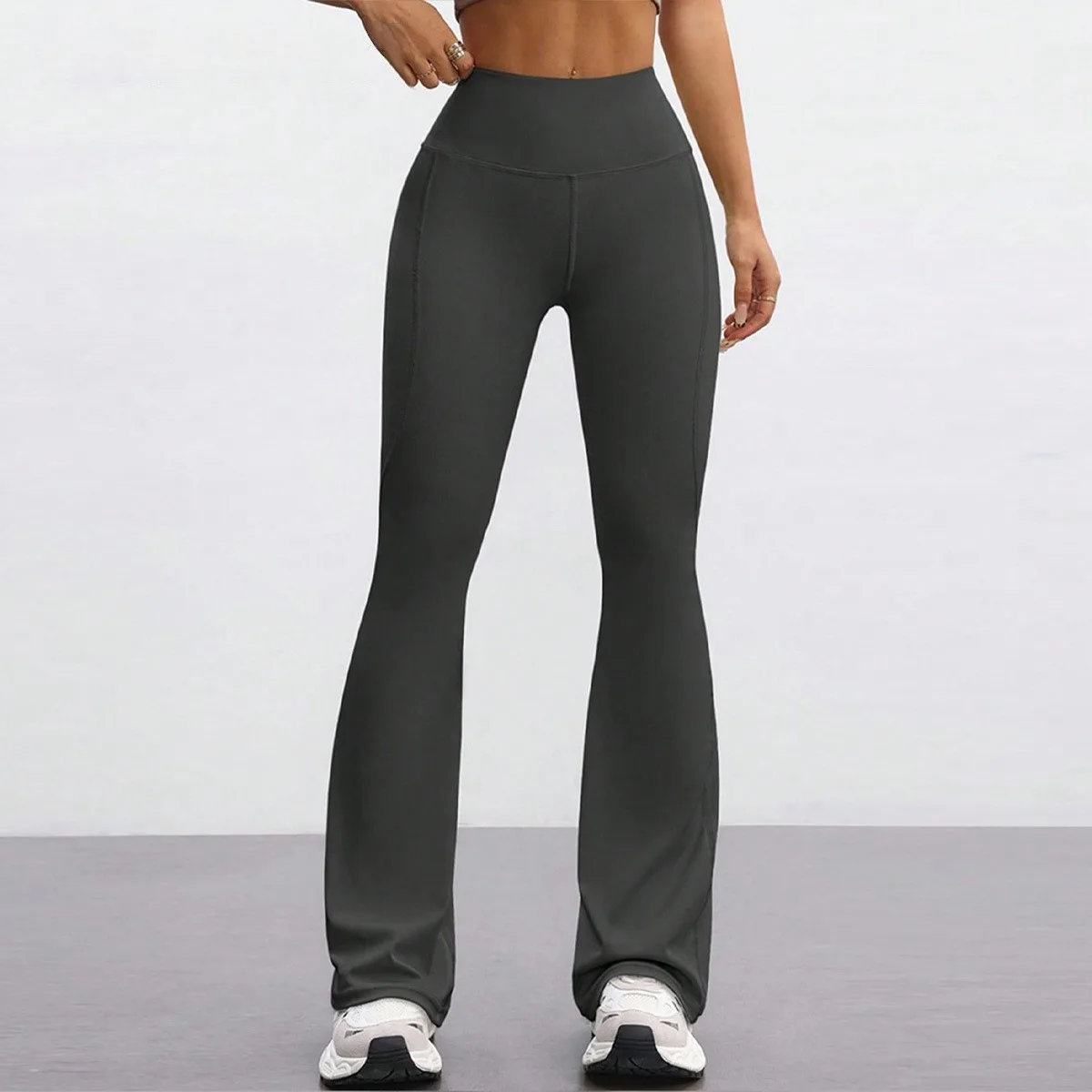 Women High Waist Flared Yoga Pants Soft Stretch Butt Lifting Bootcut Leggings Tummy Control Gym Workout Running Sports Trousers — купить у AliExpress WW