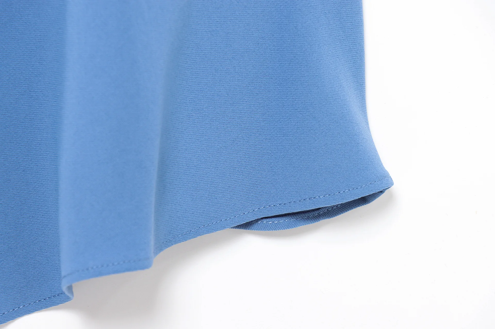 Casual Fashion Vintage Women's Dress Blue Solid Asymmetric Drape Zipper Long Dress New Fashion Summer Holiday Dress