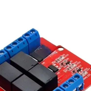 4 Channel 5V Relay Module High Level Trigger Expansion Board For Bit DIY Programming And LED Control Projects Red PCB Accessory