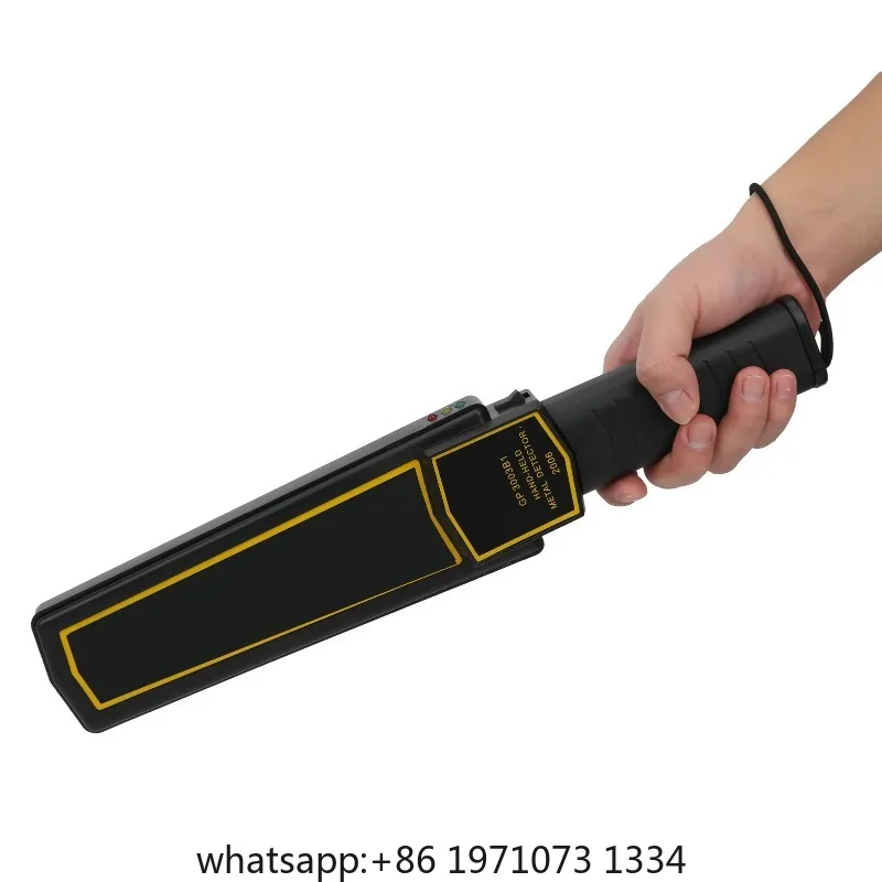 Metal Scanner Metal Detector High Sensitive Shock Resistant Comfortable Portable for Airport Stations